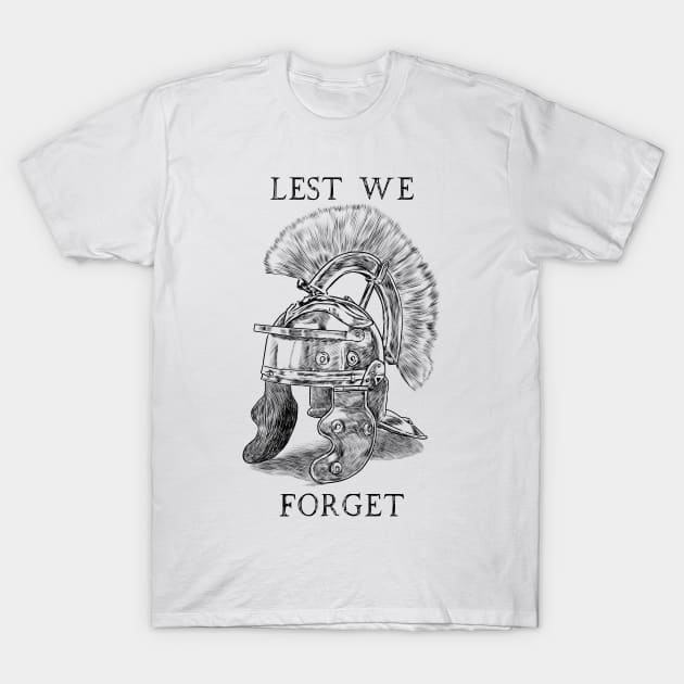 Eternal Legacy: The Roman Empire - Lest We Forget T-Shirt by Holymayo Tee
